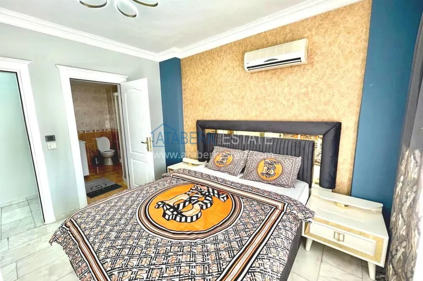 Приобрести Дуплекс 4+1 в районе Оба с современной мебелью. Район открыт для ВНЖ 13 