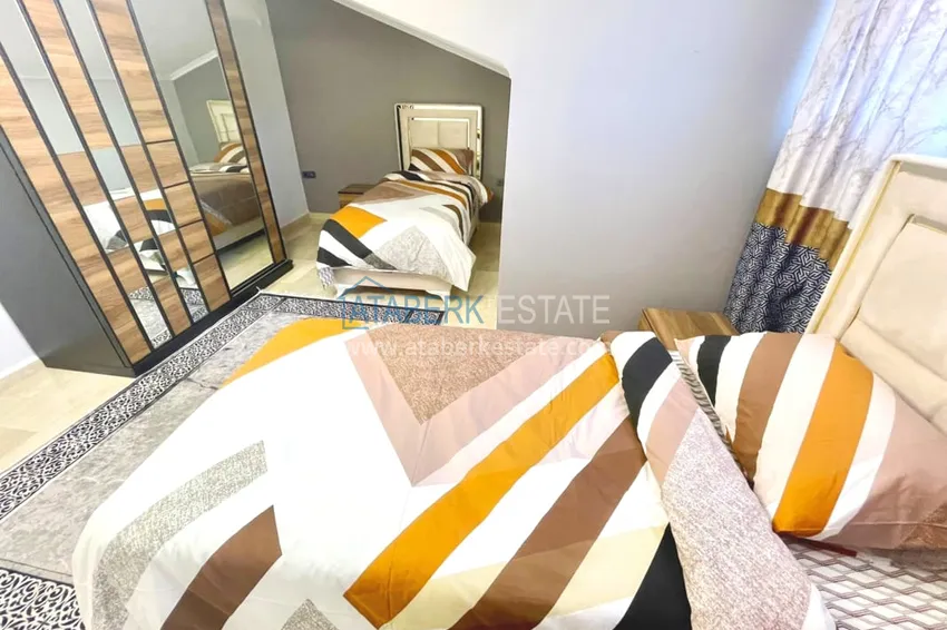 Приобрести Пентхаус-дуплекс 3+1 с мебелью в 300 метрах от моря, район Оба – Алания 17 