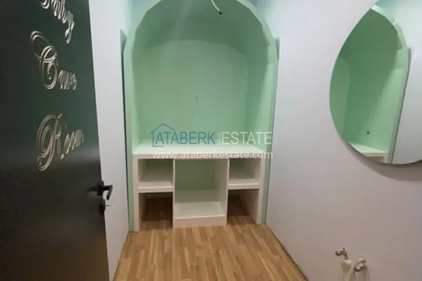 Квартира-дуплекс 2+1 с мебелью и видом на горы в новом комплексе – Алания, район Оба 14 