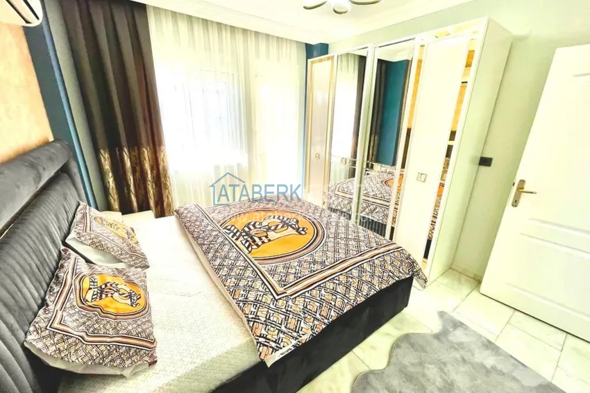 Приобрести Дуплекс 4+1 в районе Оба с современной мебелью. Район открыт для ВНЖ 16 