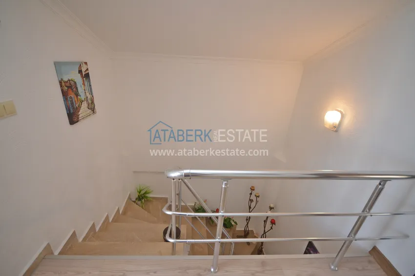 Приобрести Меблированная двухуровневая квартира с открытым видом на море – район Каргыджак 11 