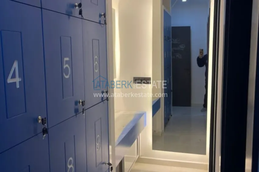 Квартира-дуплекс 2+1 с мебелью и видом на горы в новом комплексе – Алания, район Оба 15 