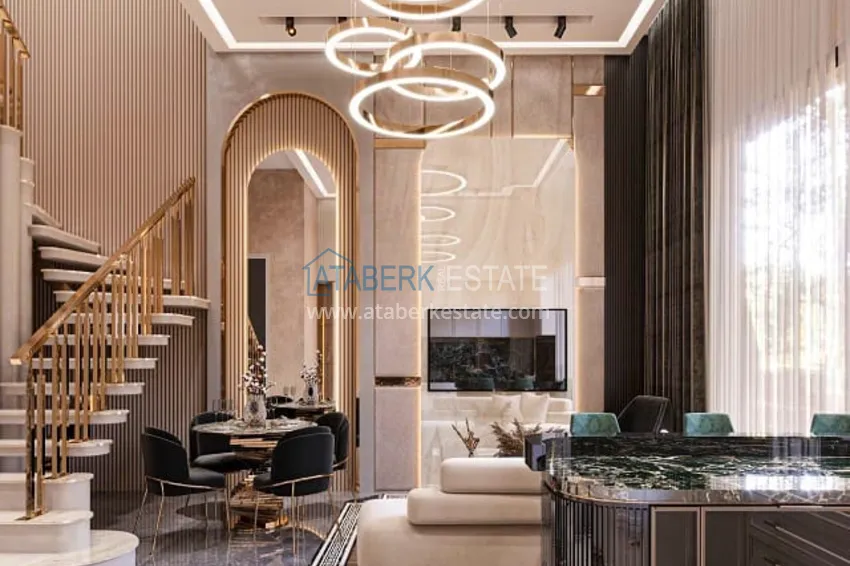 Приобрести Элитная недвижимость в Алании, район Бекташ – проект на этапе строительства 1 