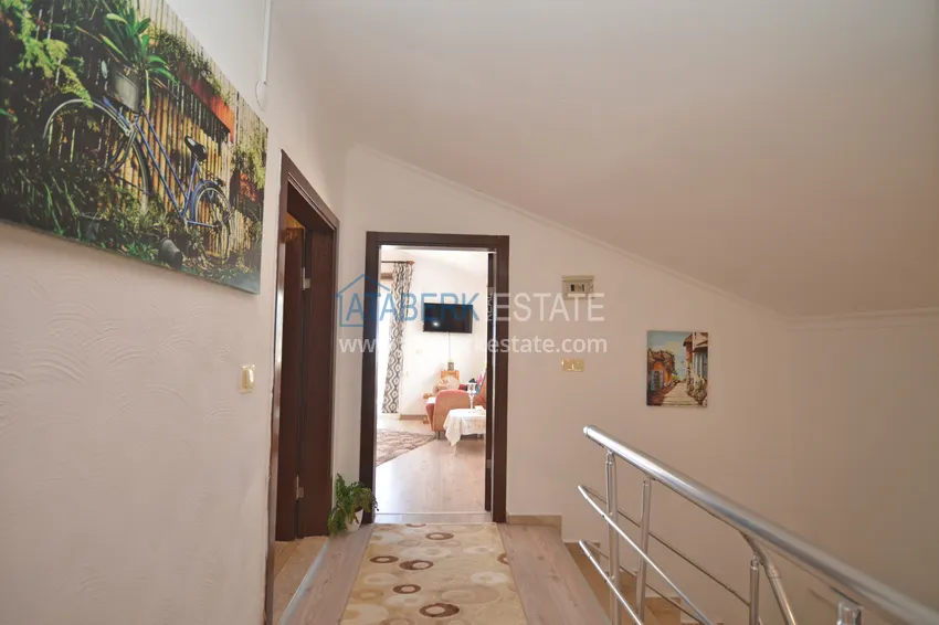 Приобрести Меблированная двухуровневая квартира с открытым видом на море – район Каргыджак 12 