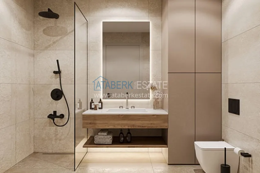 Приобрести Современный жилой комплекс на побережье Средиземного моря в районе Аяш-Мерсин 4 