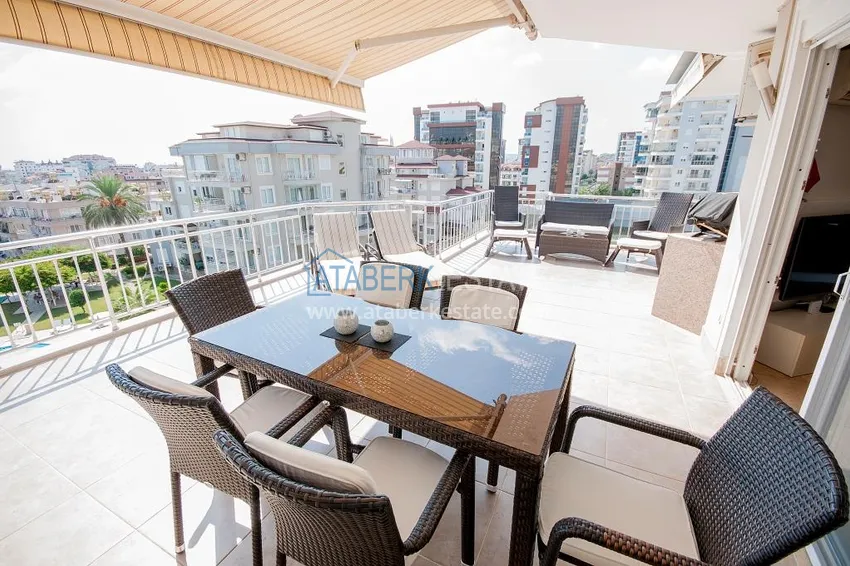 Приобрести Пентхаус-дуплекс 3+1 меблированный с видом на море и горы, район Джикджилли – Алания 17 