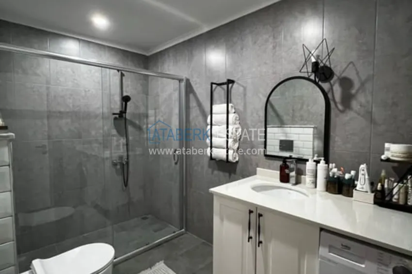 Приобрести Садовый дуплекс 3+1 с мебелью в районе Оба – Алания  17 