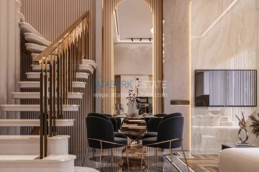 Приобрести Элитная недвижимость в Алании, район Бекташ – проект на этапе строительства 3 