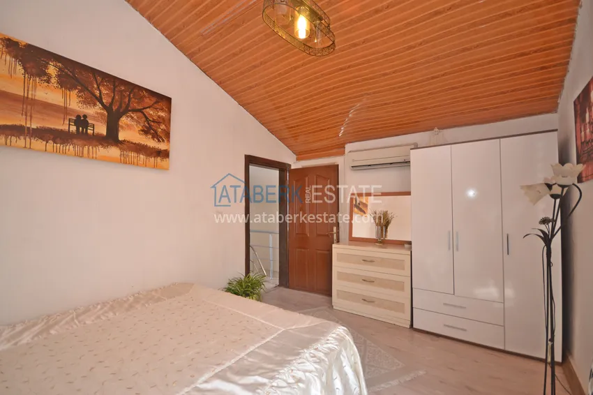 Приобрести Меблированная двухуровневая квартира с открытым видом на море – район Каргыджак 14 