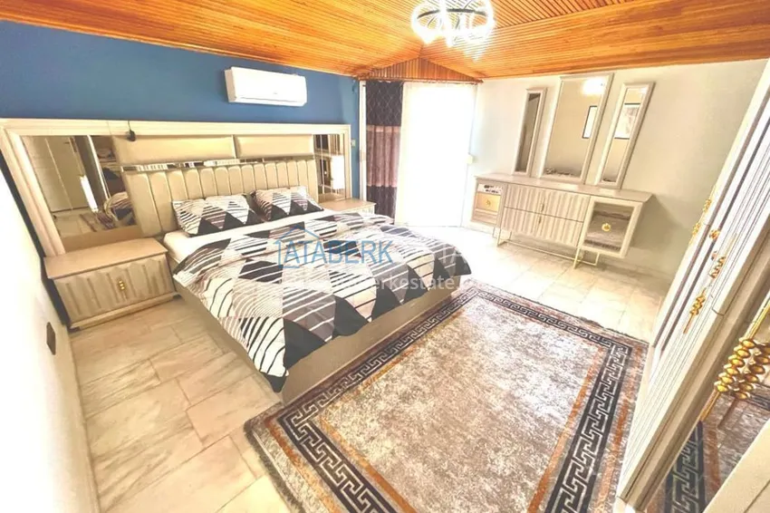 Приобрести Дуплекс 4+1 в районе Оба с современной мебелью. Район открыт для ВНЖ 21 