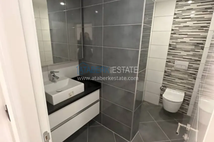 Приобрести Линейная квартира 4+1 в центре Алании с отдельной кухней, видом на море  25 