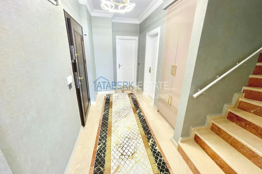 Приобрести Пентхаус-дуплекс 3+1 с мебелью в 300 метрах от моря, район Оба – Алания 1 