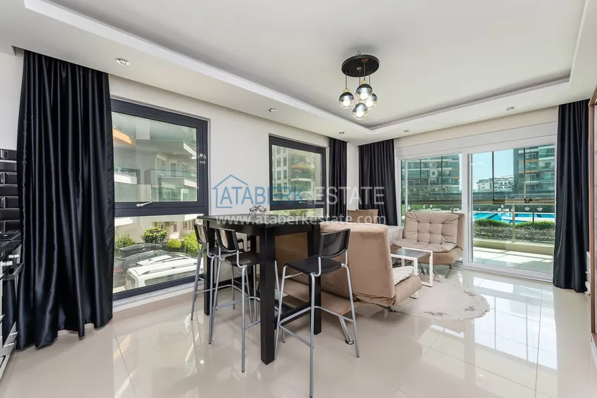 Приобрести Студия 1+0 с мебелью и застеклённым балконом, район Авсаллар – Алания 1 