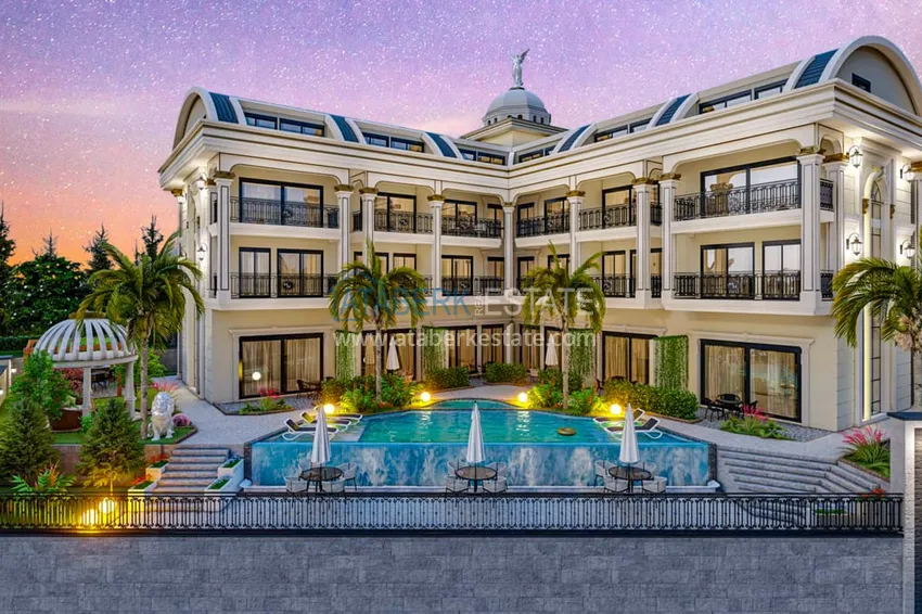 Элитная недвижимость в Алании, район Бекташ – проект на этапе строительства 1 