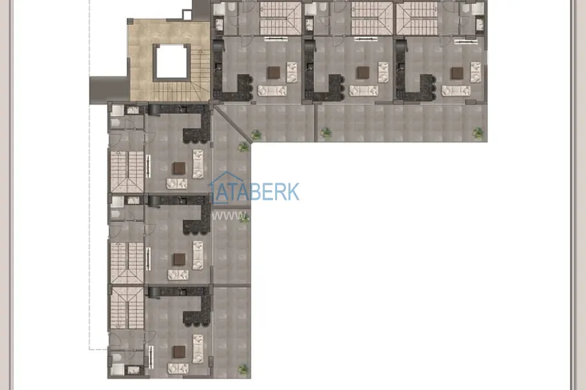 Купить дешево Элитная недвижимость в Алании, район Бекташ – проект на этапе строительства 1 