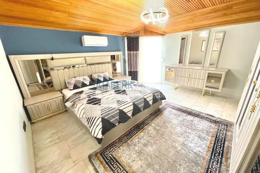 Приобрести Дуплекс 4+1 в районе Оба с современной мебелью. Район открыт для ВНЖ 22 