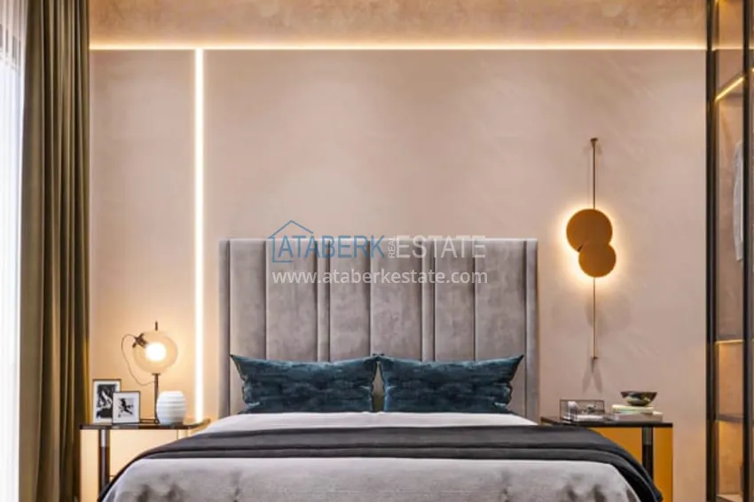 Приобрести Элитная недвижимость в Алании, район Бекташ – проект на этапе строительства 7 