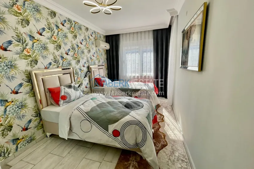 Приобрести Дуплекс 4+1 в районе Оба с современной мебелью. Район открыт для ВНЖ 27 