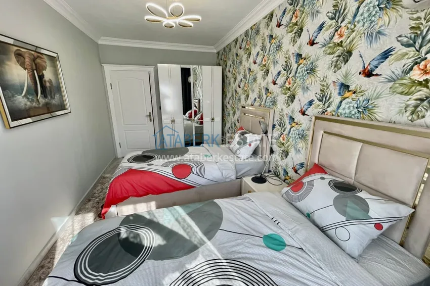 Приобрести Дуплекс 4+1 в районе Оба с современной мебелью. Район открыт для ВНЖ 28 