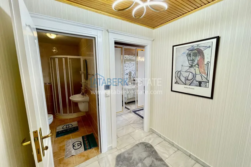 Приобрести Дуплекс 4+1 в районе Оба с современной мебелью. Район открыт для ВНЖ 29 