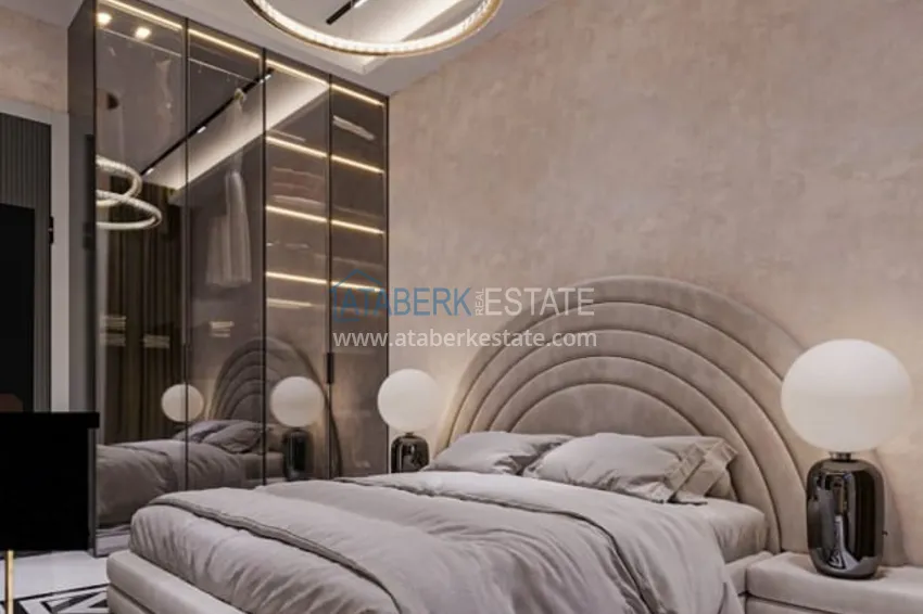 Приобрести Элитная недвижимость в Алании, район Бекташ – проект на этапе строительства 12 