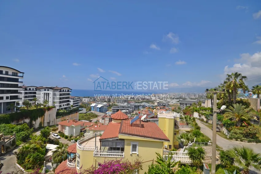 Приобрести Меблированная двухуровневая квартира с открытым видом на море – район Каргыджак 25 