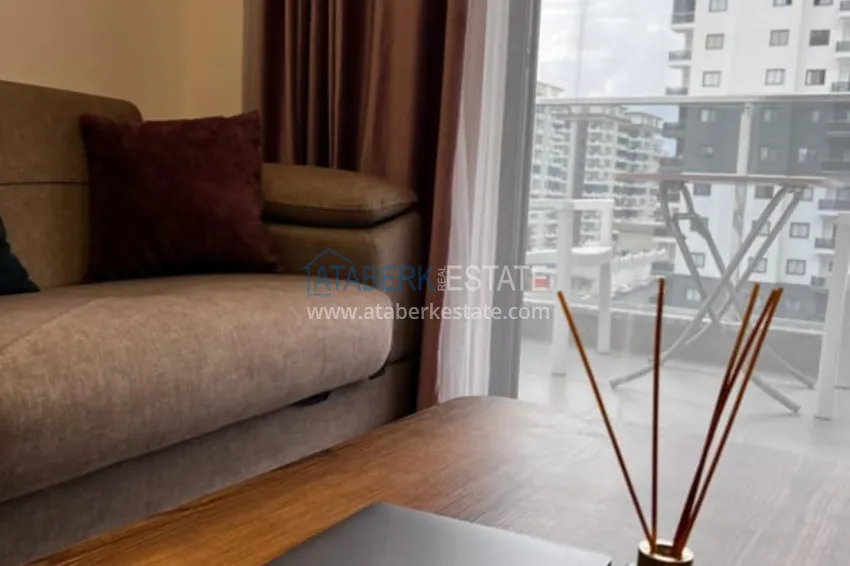 Приобрести Квартира 1+1 с мебелью в комплексе с инфраструктурой, район Махмутлар – Алания 2 