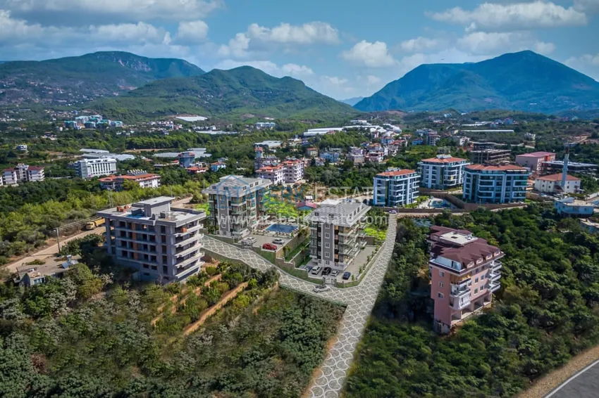 Квартира-дуплекс 3+1 с мебелью и отдельной кухней в Алании район Оба. Подходит для ВНЖ! 2 