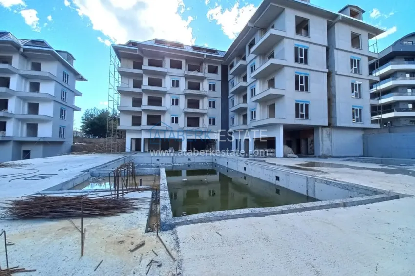 Апартаменты от инвестора в комплексе на этапе строительства – Алания, Оба  2 