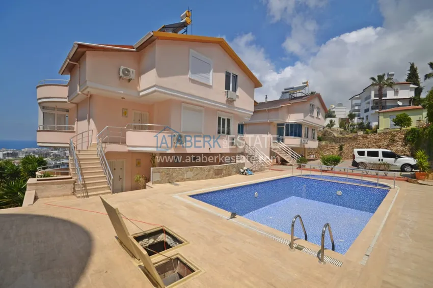 Меблированная двухуровневая квартира с открытым видом на море – район Каргыджак 2 