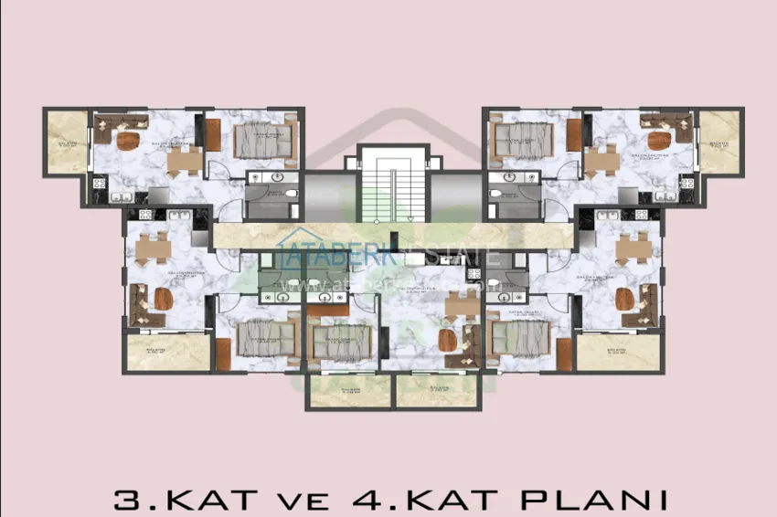 Купить дешево Квартиры от застройщика в районе Демирташ на этапе строительства  1 