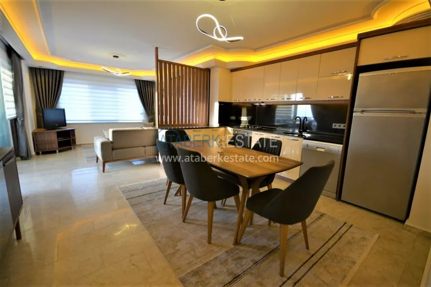 Приобрести Трехкомнатная квартира с мебелью в Махмутларе – район субботнего рынка 3 