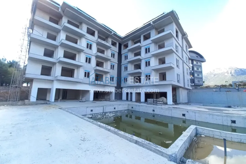 Апартаменты от инвестора в комплексе на этапе строительства – Алания, Оба  3 