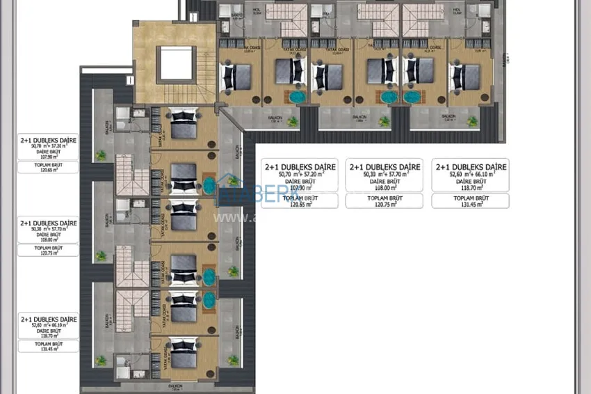 Купить дешево Элитная недвижимость в Алании, район Бекташ – проект на этапе строительства 3 