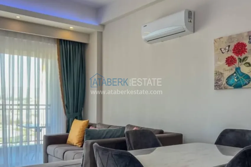 Приобрести Квартира 1+1 меблированная в роскошной резиденции возле пляжа Инджекум, район Авсаллар – Алания 5 