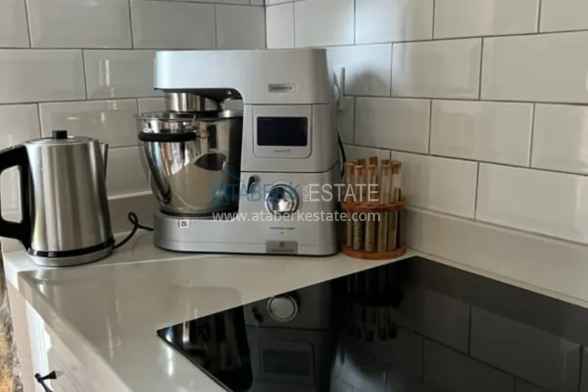 Приобрести Садовый дуплекс 3+1 с мебелью в районе Оба – Алания  4 