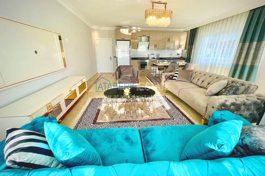 Приобрести Пентхаус-дуплекс 3+1 с мебелью в 300 метрах от моря, район Оба – Алания 7 