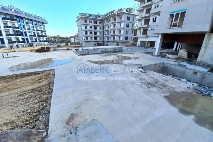 Апартаменты от инвестора в комплексе на этапе строительства – Алания, Оба  5 
