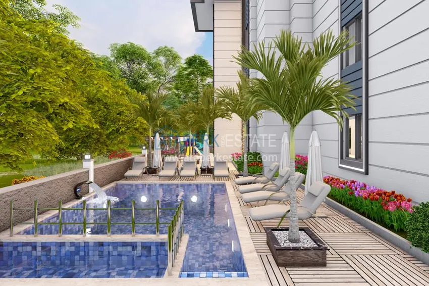 Современный проект резиденции с инфраструктурой в Газипаше  6 