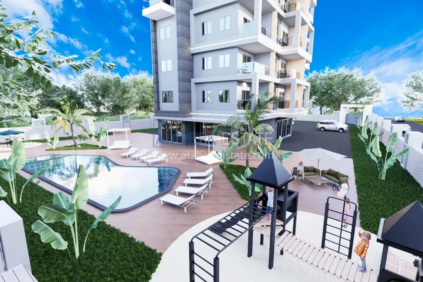 Квартиры от застройщика в районе Демирташ на этапе строительства  6 