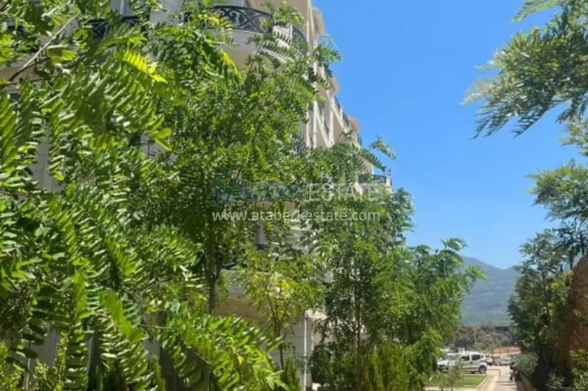 Садовый дуплекс 3+1 с мебелью в районе Оба – Алания  8 