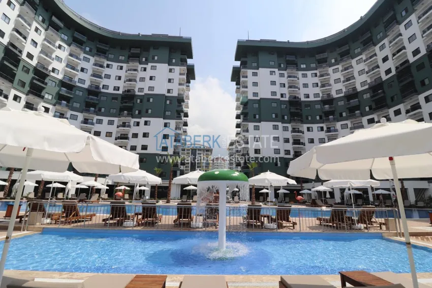 Квартира 1+1 с мебелью в комплексе с инфраструктурой, район Махмутлар – Алания 9 