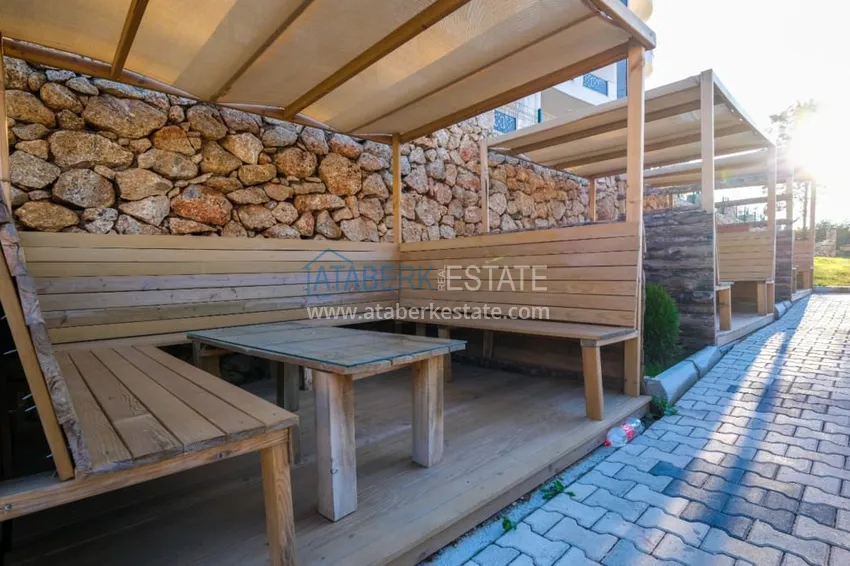 Садовый дуплекс 3+1 с мебелью в районе Оба – Алания  9 