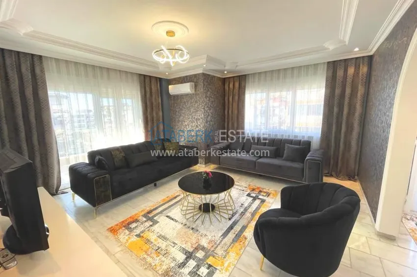 Приобрести Дуплекс 4+1 в районе Оба с современной мебелью. Район открыт для ВНЖ 4 