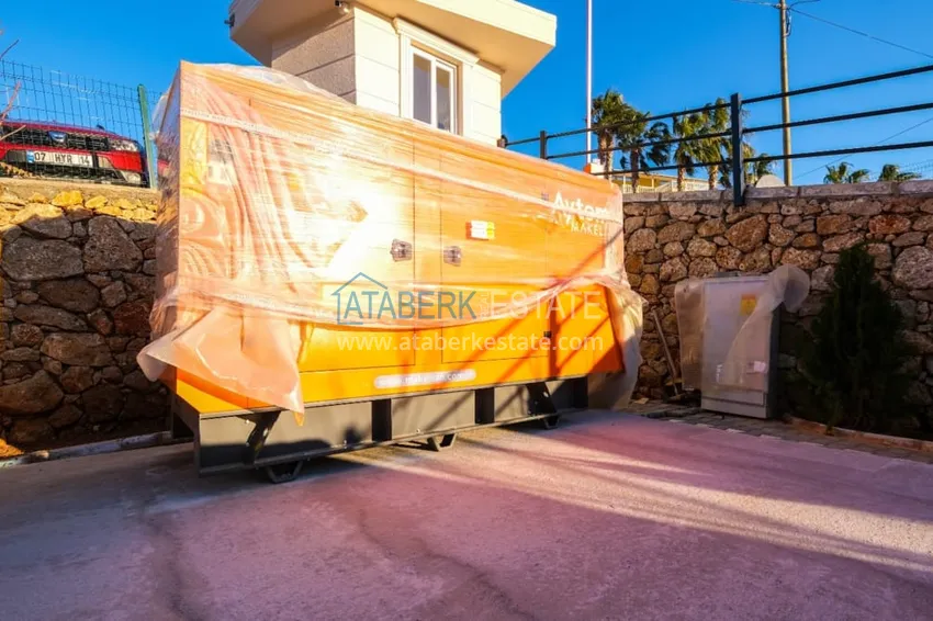 Садовый дуплекс 3+1 с мебелью в районе Оба – Алания  13 