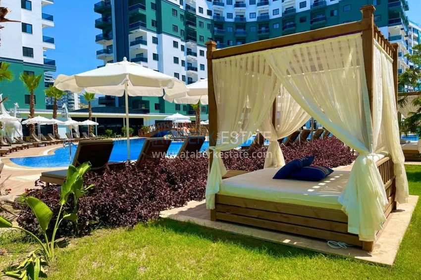 Квартира 1+1 с мебелью в комплексе с инфраструктурой, район Махмутлар – Алания 11 