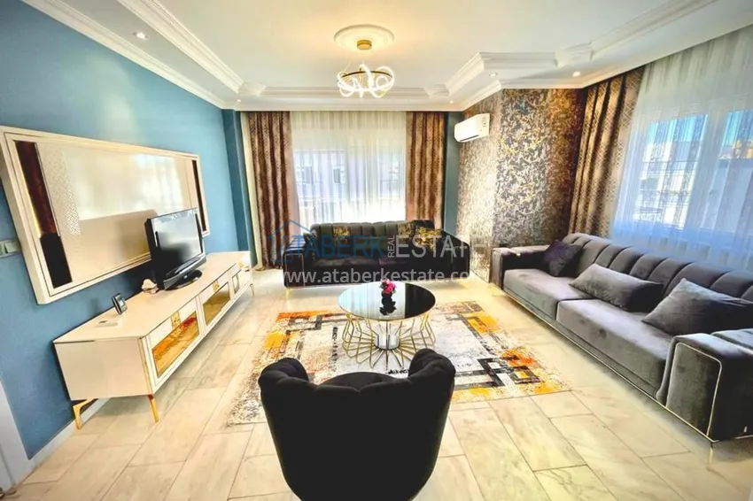 Приобрести Дуплекс 4+1 в районе Оба с современной мебелью. Район открыт для ВНЖ 6 