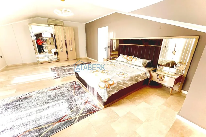 Приобрести Пентхаус-дуплекс 3+1 с мебелью в 300 метрах от моря, район Оба – Алания 12 