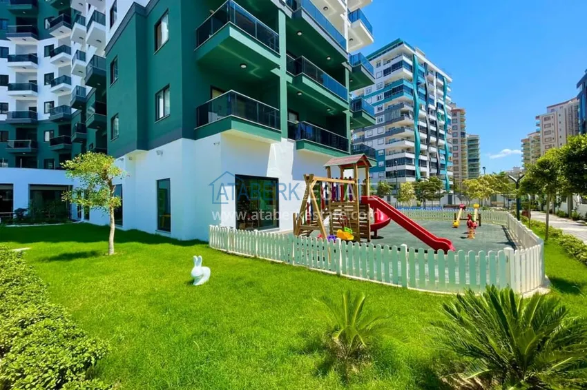 Квартира 1+1 с мебелью в комплексе с инфраструктурой, район Махмутлар – Алания 12 