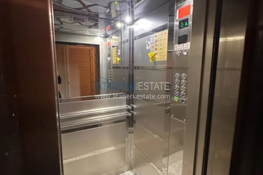 Линейная квартира 4+1 в центре Алании с отдельной кухней, видом на море  8 